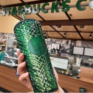 💚 Starbucks Limited Edition Christmas Deep Green Jewel Venti Tumbler 24oz